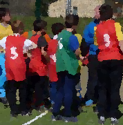 Illustration d'une équipe de sportifs